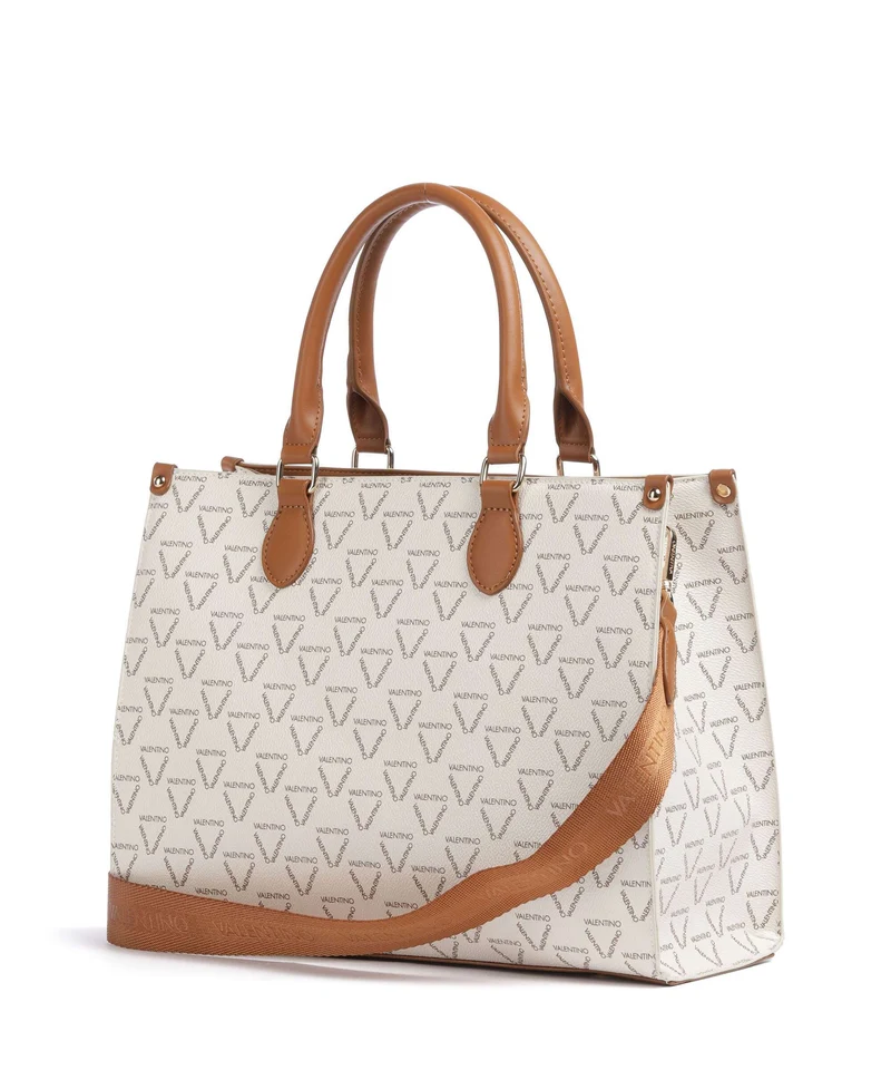 Valentino Bags Lady Re Handtasche bianco/cuoio