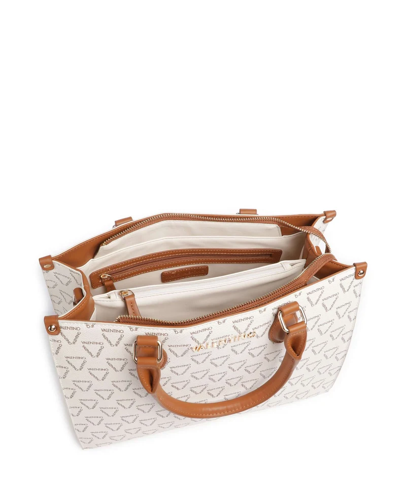 Valentino Bags Lady Re Handtasche bianco/cuoio