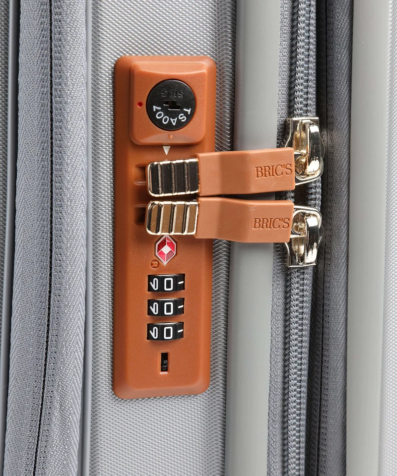 Brics Capri 4-Rollen Trolley silver