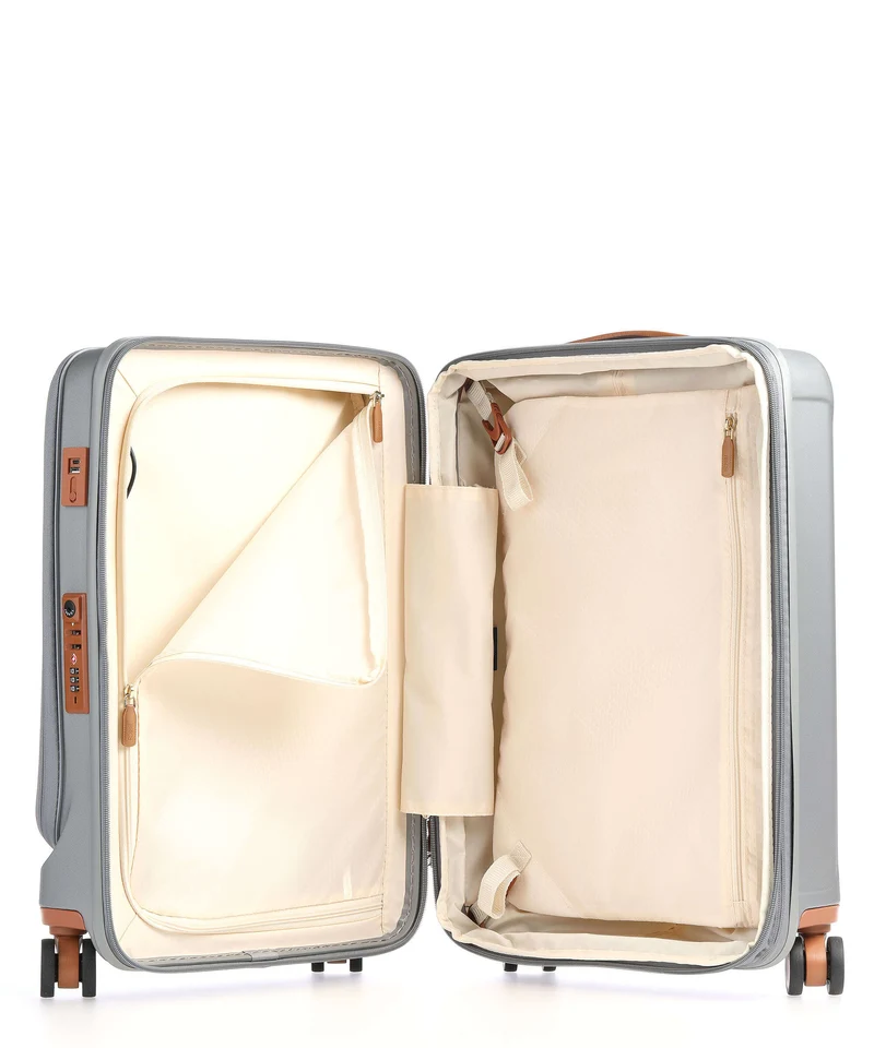 Brics Capri 4-Rollen Trolley silver