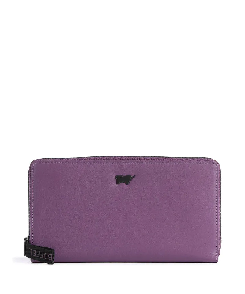 Braun Büffel Capri Geldbörse viola