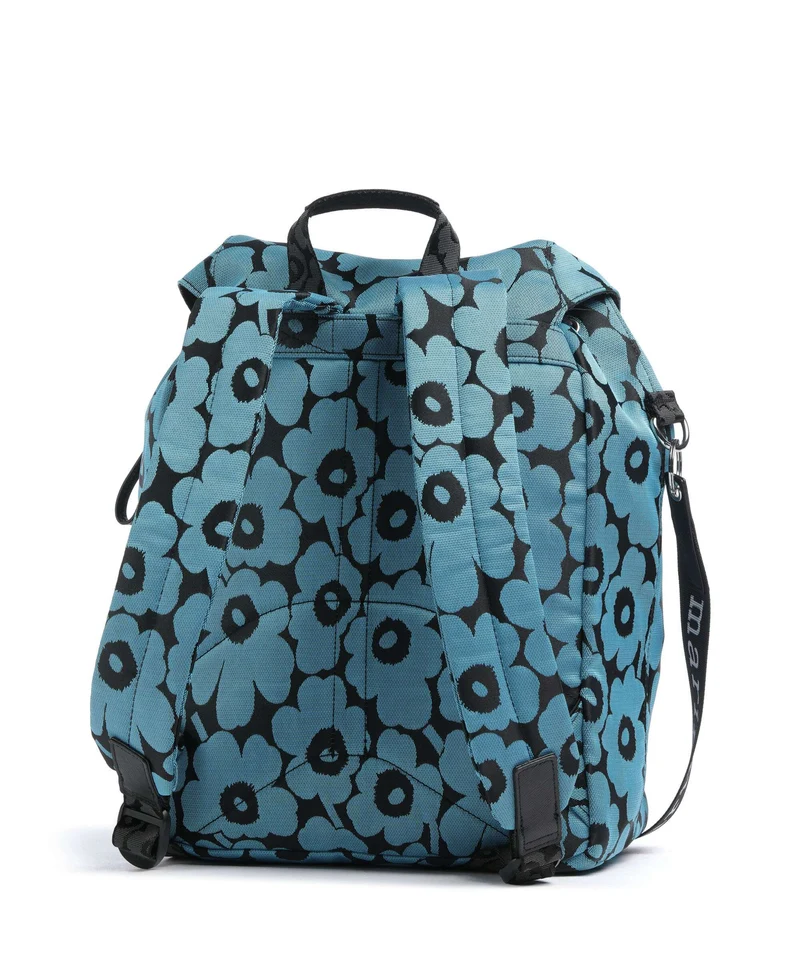 Marimekko Everything Unikko L Rucksack blue/black
