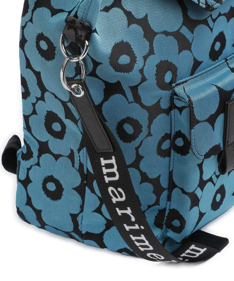 Marimekko Everything Unikko L Rucksack blue/black