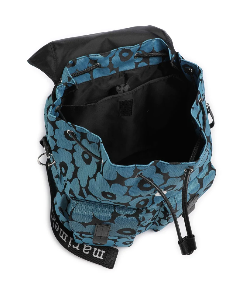 Marimekko Everything Unikko L Rucksack blue/black