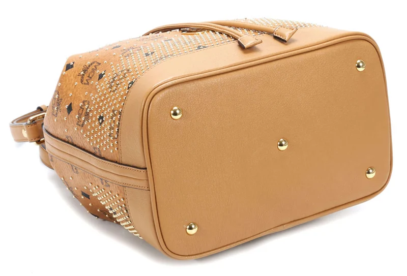 MCM Beuteltasche cognac