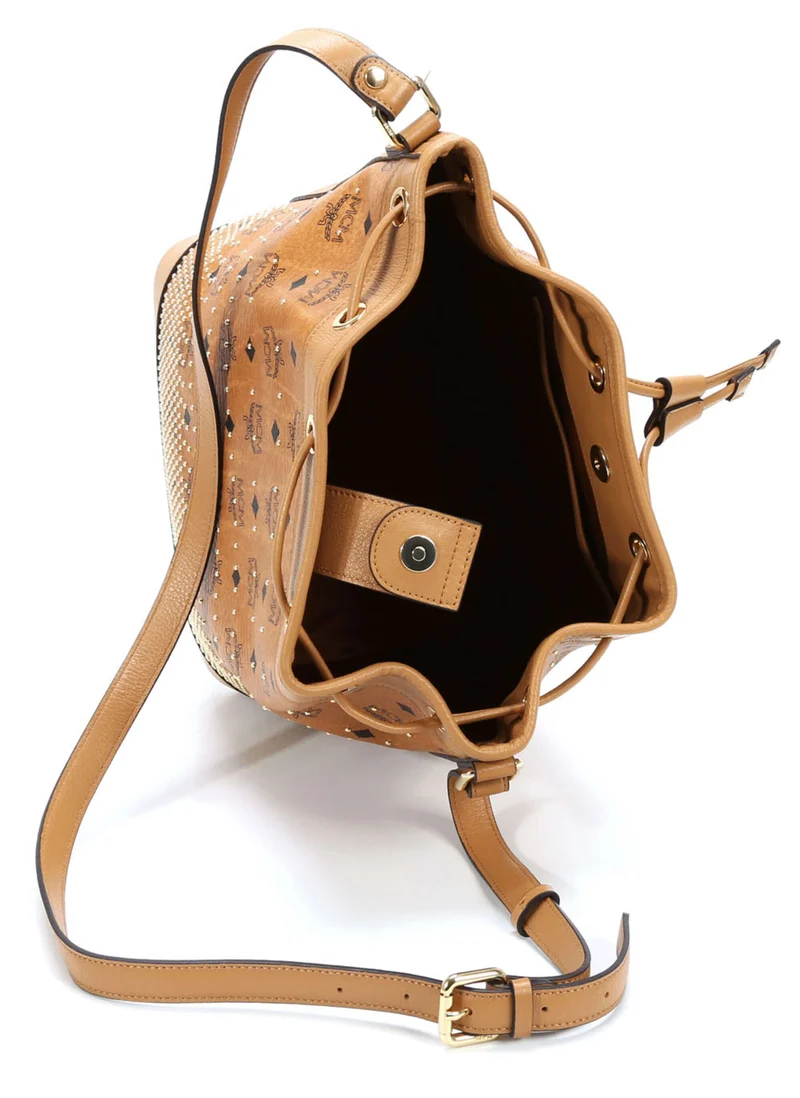 MCM Beuteltasche cognac