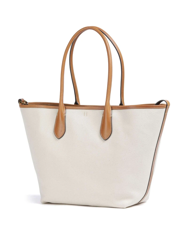 Polo Ralph Lauren Bellport Medium Shopper natural/navy
