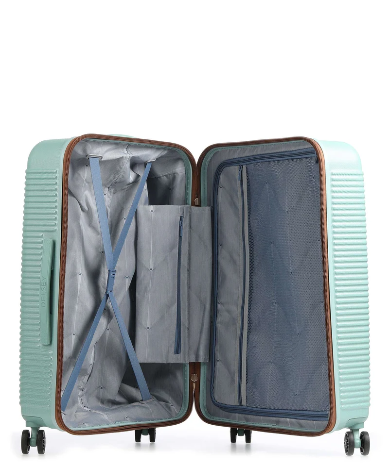 Delsey Paris Freestyle 4-Rollen Trolley mandel
