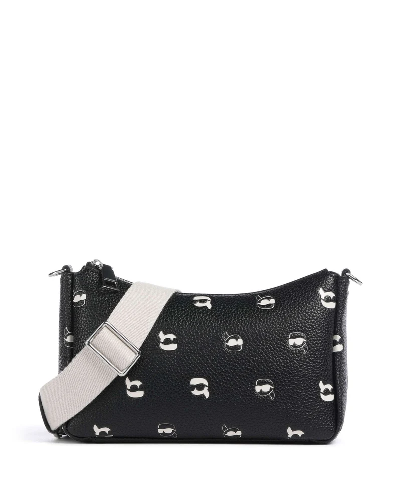 Karl Lagerfeld K/Ikonik Schultertasche karl dot/black