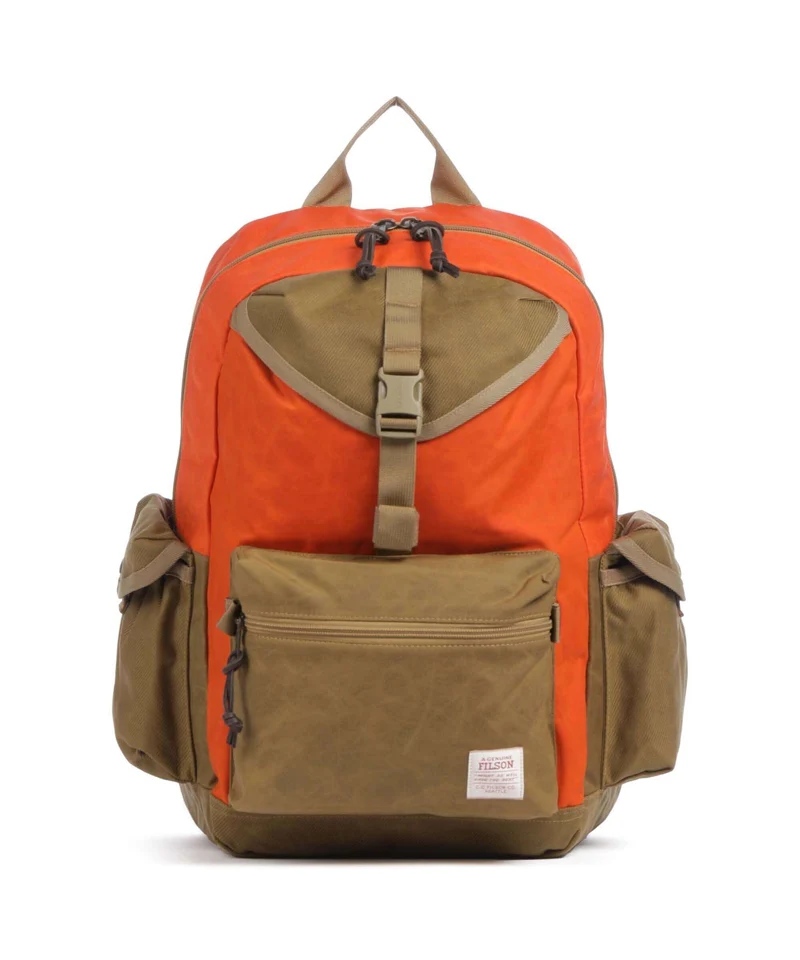 Filson Cordura Nylon Surveyor Rucksack dark tan/flame