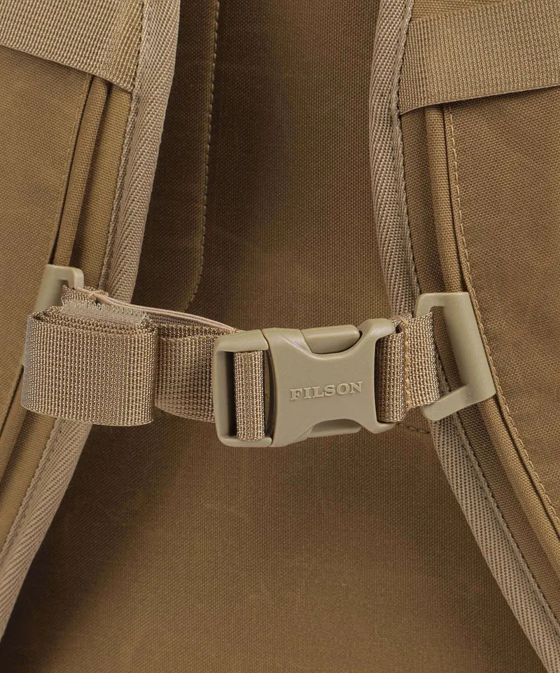Filson Cordura Nylon Surveyor Rucksack dark tan/flame