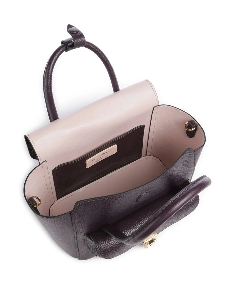 Coccinelle Beat Double Handtasche prune