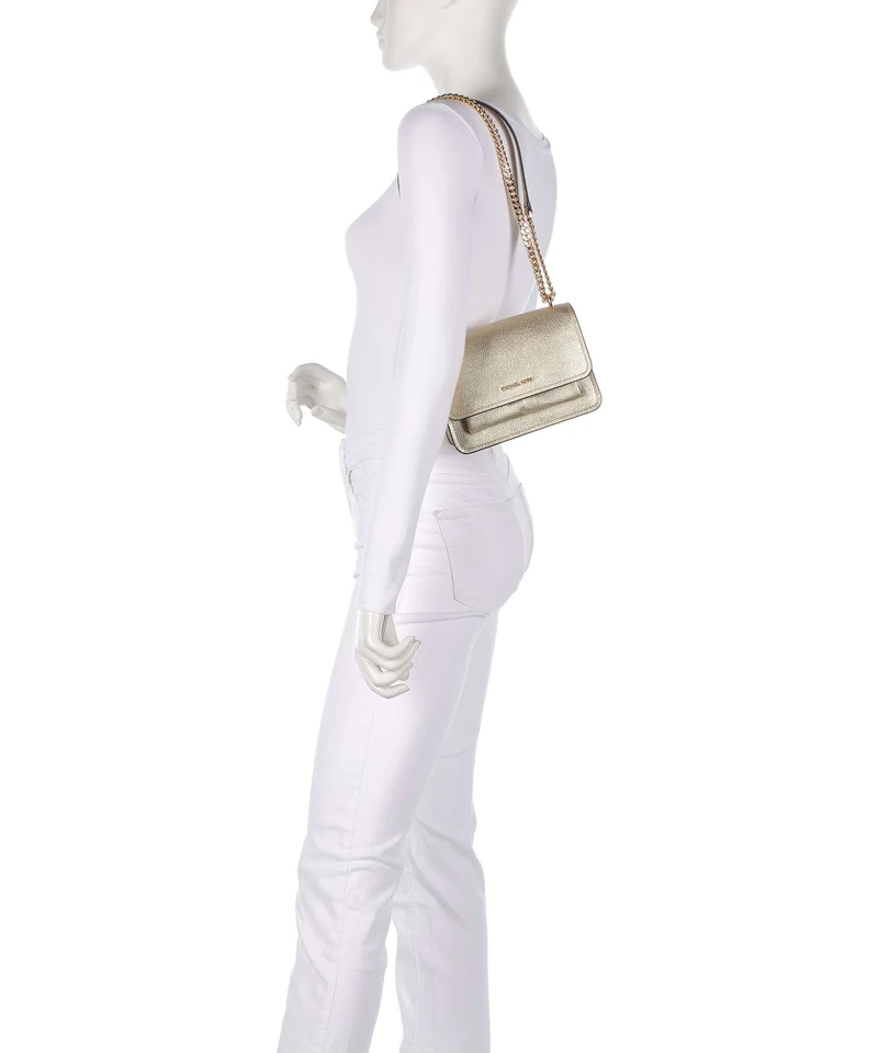 Michael Kors Claire Schultertasche pale gold