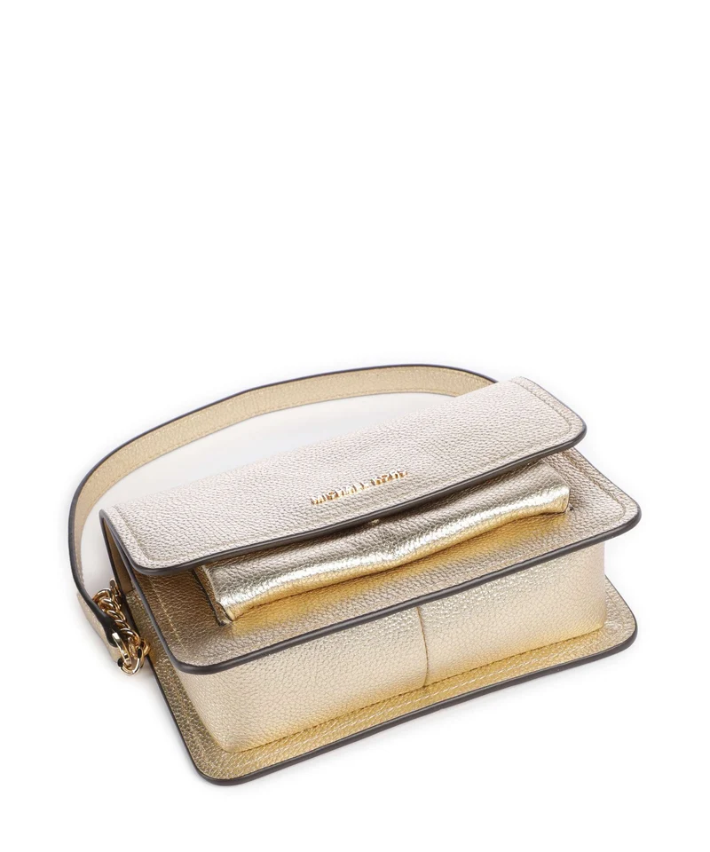 Michael Kors Claire Schultertasche pale gold