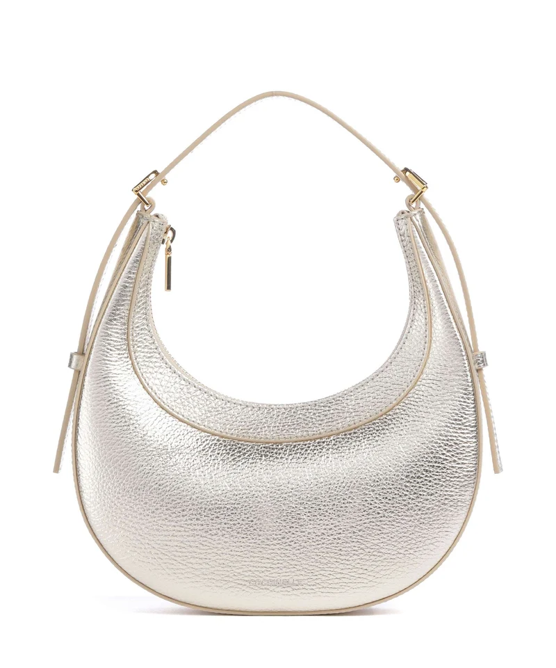Coccinelle Whisper Schultertasche pale gold