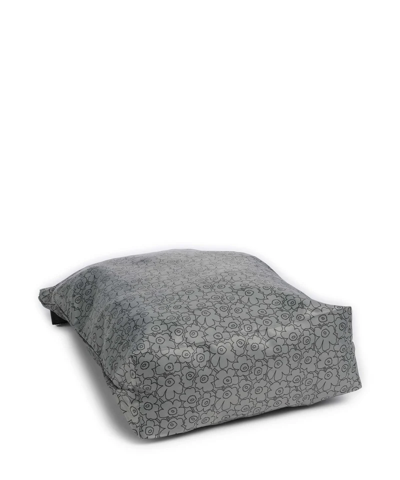 Marimekko Neat Unikko Piirto M Beuteltasche grey/black