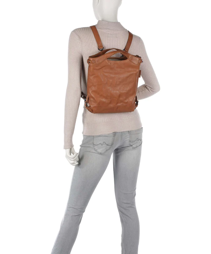 Aunts & Uncles Grandma's Luxury Club Mrs. Peach Crumble Rucksack-Tasche caramel