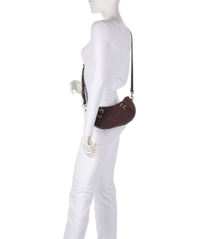 Les Visionnaires Enya Cozy Mini Schultertasche vinyard red