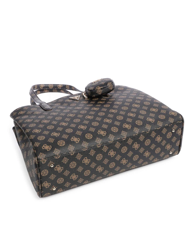 Guess Power Play Shopper mocha logo