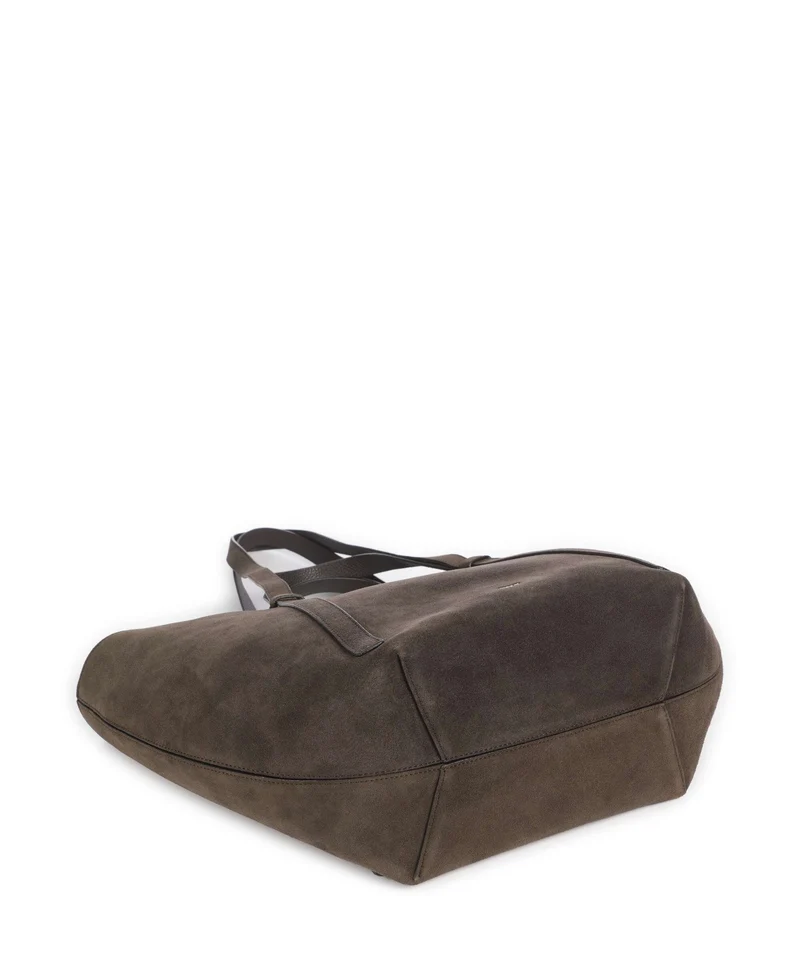 Abro Suede Cosmo Large Shopper dark brown