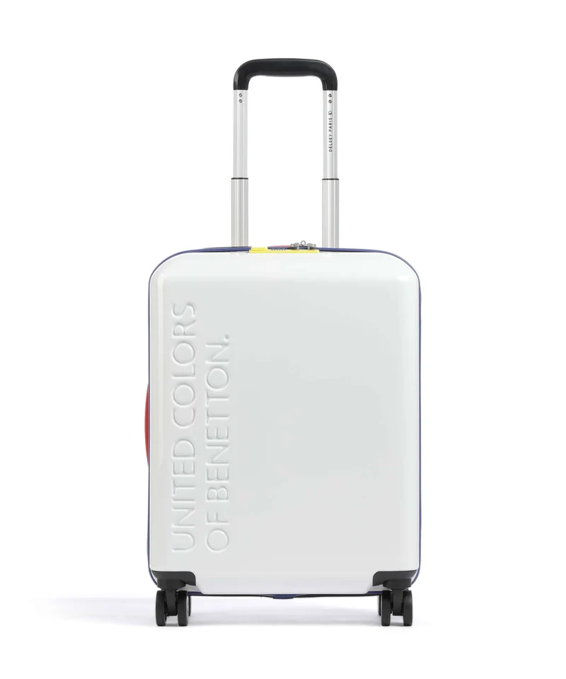 Delsey Paris x United Colors of Benetton United 4-Rollen Trolley white