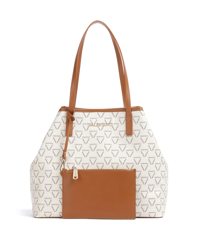 Valentino Bags Lady Re Shopper bianco/cuoio