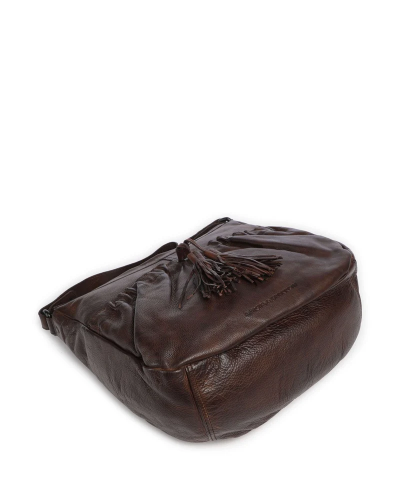 Spikes & Sparrow Apache Jinny Beuteltasche dark brown