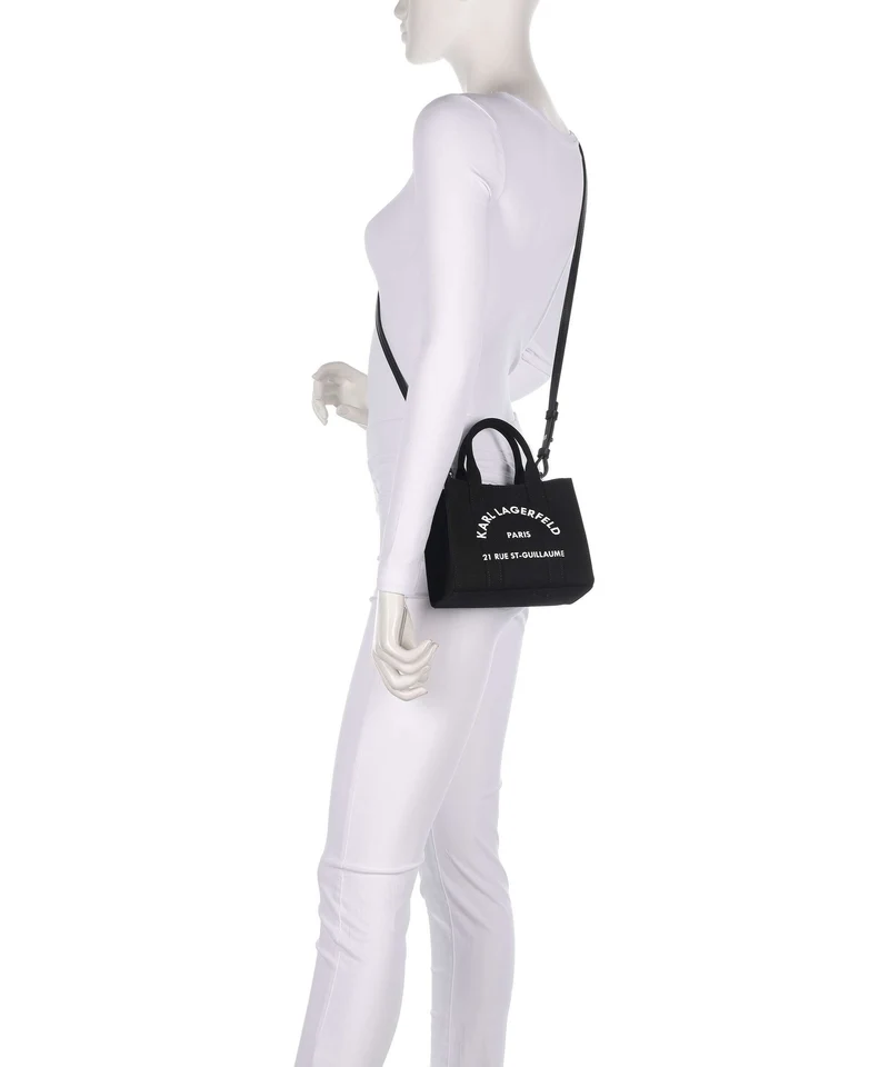 Karl Lagerfeld K/Rue St Guillaume Mini Umhängetasche black