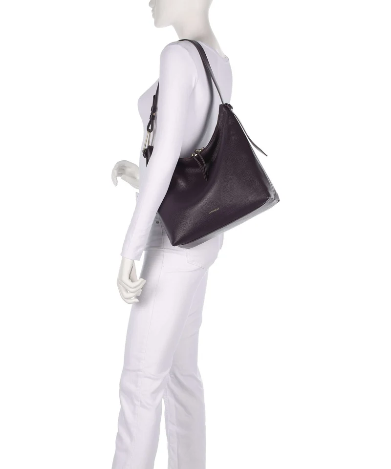 Coccinelle Malory Beuteltasche prune
