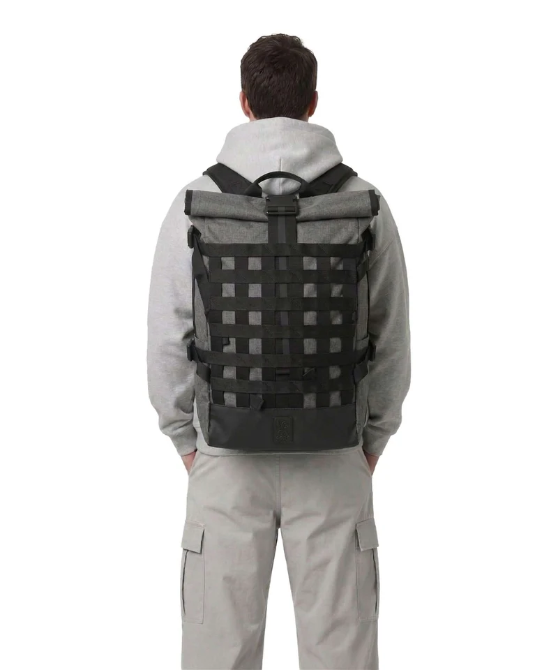 Chrome Barrage 22 Rolltop Rucksack black